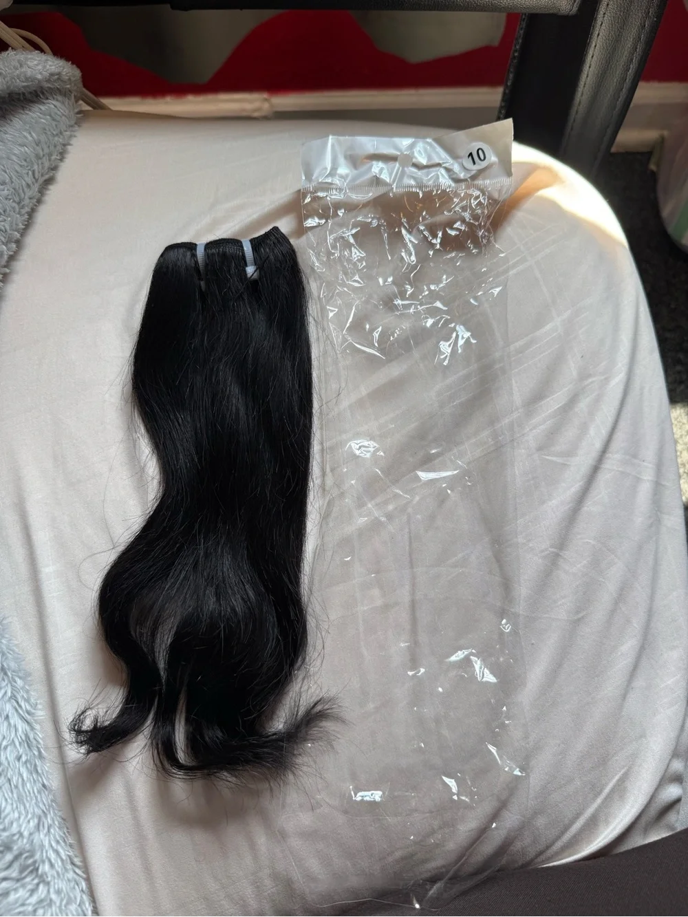 Black Clip-In Hair Extensions - Natural Straight Waves